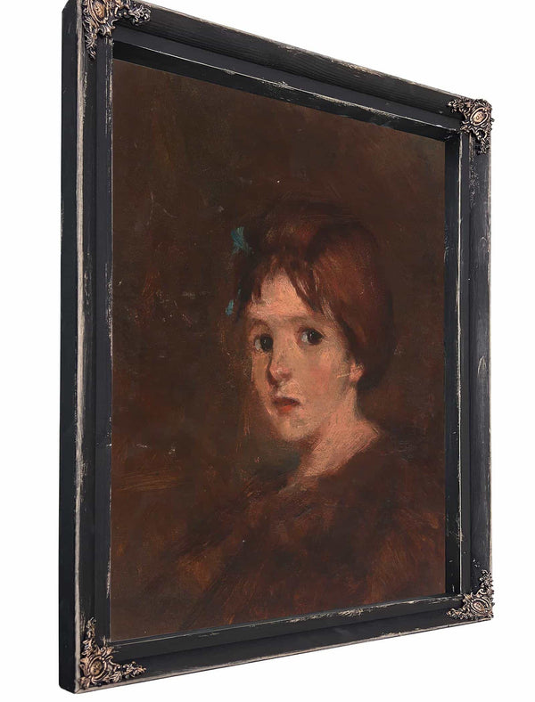 Child In Browns By Alice Pike Barney