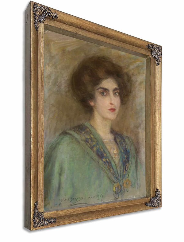 Laura In Green Cape By Alice Pike Barney