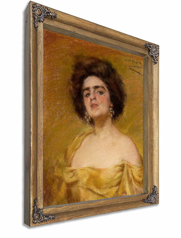 Laura In Yellow By Alice Pike Barney