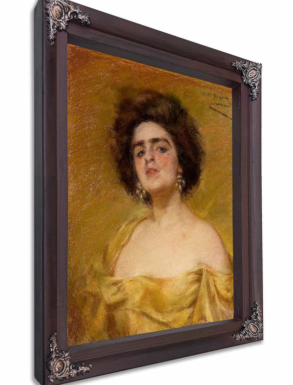 Laura In Yellow By Alice Pike Barney