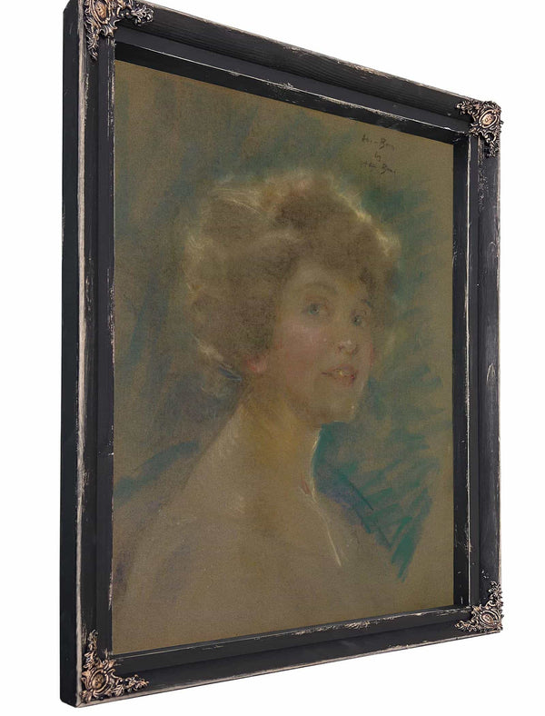 Self Portrait In Light Tones By Alice Pike Barney