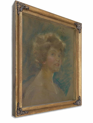 Self Portrait In Light Tones By Alice Pike Barney