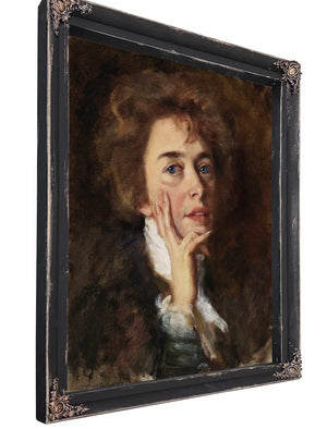 Self Portrait With Jabot By Alice Pike Barney