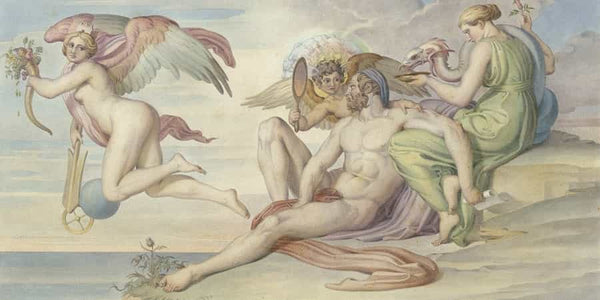 Bonaventura Genelli Allegorie Auf Einen Kunstler By Bonaventura Genelli