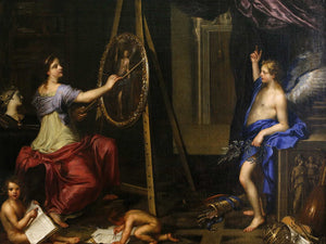 Charles Alphonse Du Fresnoy Allegory Of Painting By Charles Alphonse Du Fresnoy