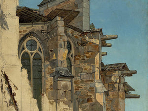 Andreas Achenbach Altenberg Cathedral By Andreas Achenbach