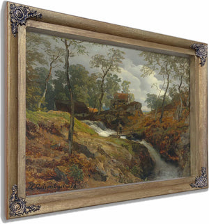 Am Wildbach By Andreas Achenbach