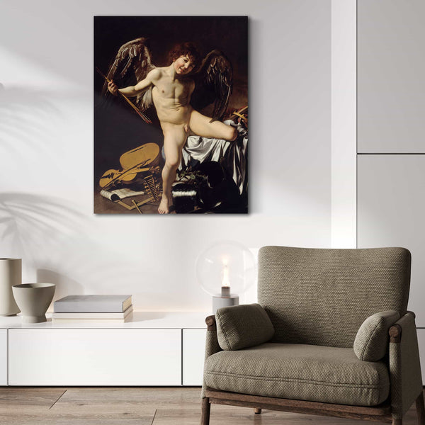 Caravaggio Amor Vincit Omnia By Caravaggio