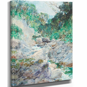 Alfred Walsh An Alpine Stream Otira By Alfred Walsh