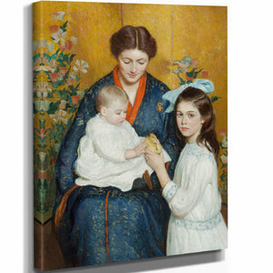 Lilla Cabot Perry 11" x 14" / Stretched Canvas Wrap An Easter Morning By Lilla Cabot Perry