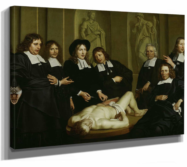 Anatomy Lesson From Dr Frederik Ruysch By Adriaen Backer