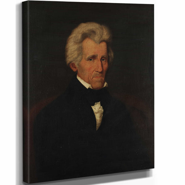 Ralph Earl 11" x 14" / Stretched Canvas Wrap Andrew Jackson By Ralph Earl