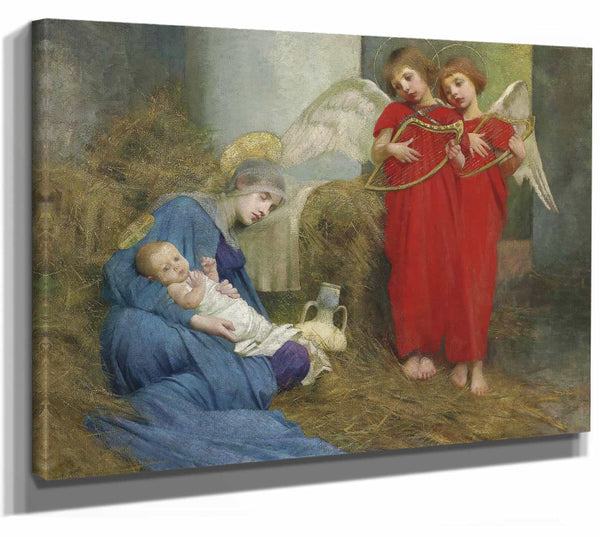 Angels Entertaining The Holy Child By Marianne Stokes