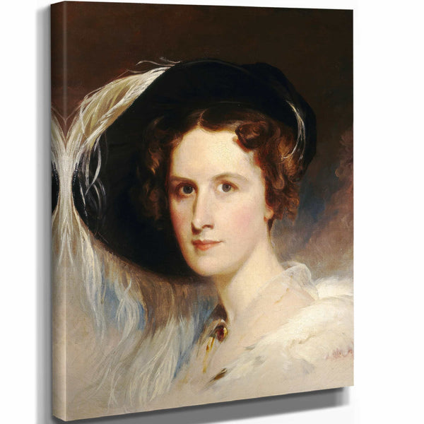 Thomas Sully 11" x 14" / Stretched Canvas Wrap Ann Biddle Hopkinson By Thomas Sully