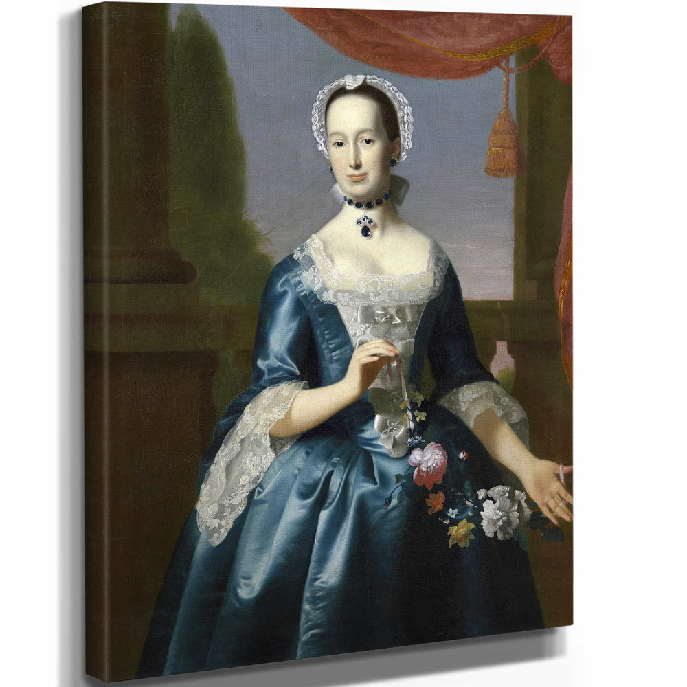 John Singleton Copley 11" x 14" / Stretched Canvas Wrap Anne Fairchild Bowler By John Singleton Copley