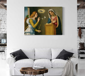 Giovanni Battista Cima Da Conegliano Annunciation To The Virgin By Giovanni Battista Cima Da Conegliano