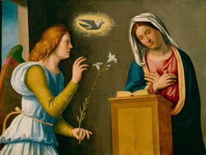 Giovanni Battista Cima Da Conegliano Annunciation To The Virgin By Giovanni Battista Cima Da Conegliano