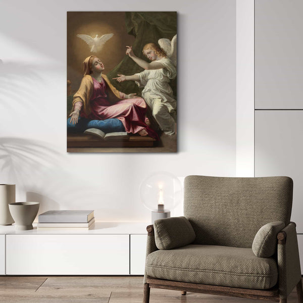 Nicolas Poussin Annunciation By Nicolas Poussin