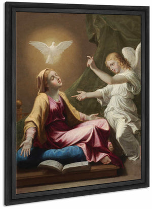 Annunciation By Nicolas Poussin