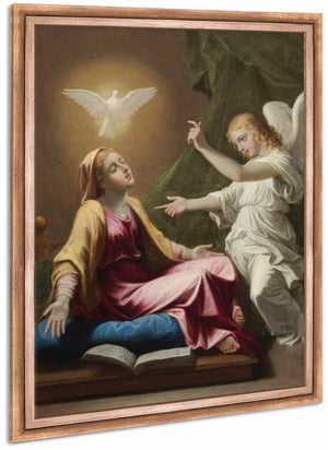 Annunciation By Nicolas Poussin