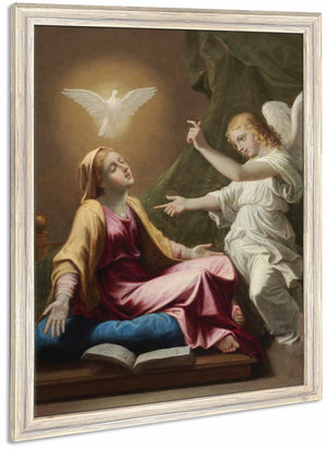 Annunciation By Nicolas Poussin