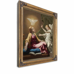 Annunciation By Nicolas Poussin