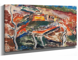 Josef Eberz 18" x 12" / Stretched Canvas Wrap Assisi By Josef Eberz