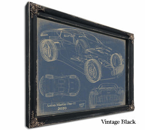 Aston Martin One 77 2010 Wall Art from Bella Frye.