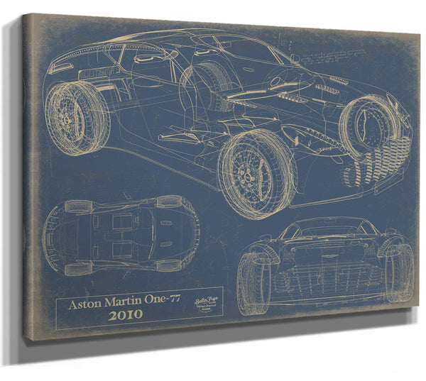 Aston Martin One 77 2010 Wall Art from Bella Frye.