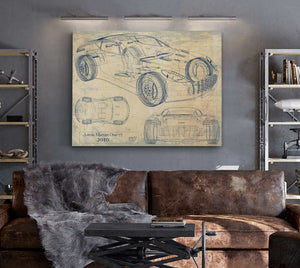 Aston Martin One 77 2010 Wall Art from Bella Frye.