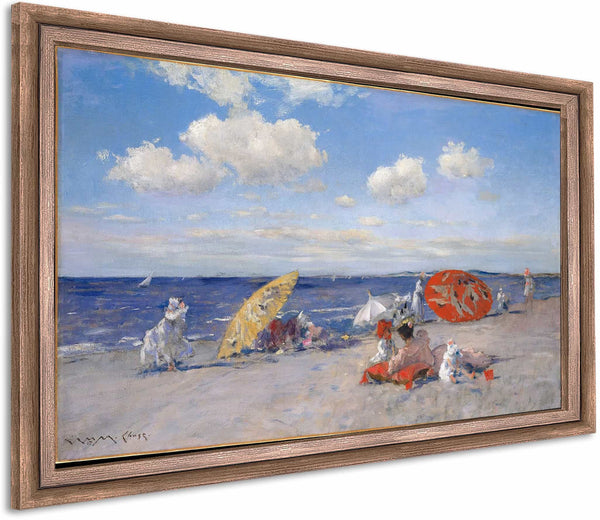 At The Seaside By William Merritt Chase