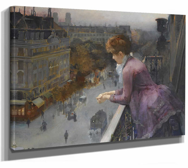 Au Dessus Du Boulevard De Sebastopol Paris By Charles Leroy Saint Aubert