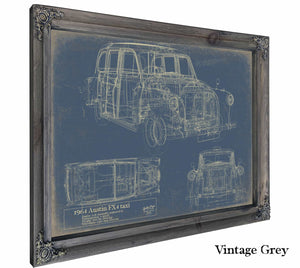 Austin fx4 Taxi 1964 Fbm Wall Art from Bella Frye.