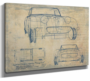 Austin Healey Frog Eye Wall Art from Bella Frye.