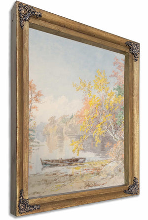 Autumn On The Lake By Jasper Francis Cropsey