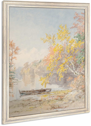 Autumn On The Lake By Jasper Francis Cropsey