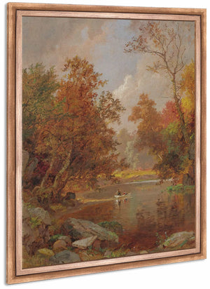 Autumn On The River By Jasper Francis Cropsey