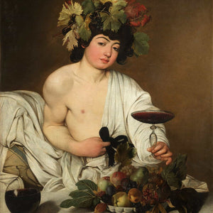 Caravaggio 12" x 12" / Unframed Paper Bacchus By Caravaggio