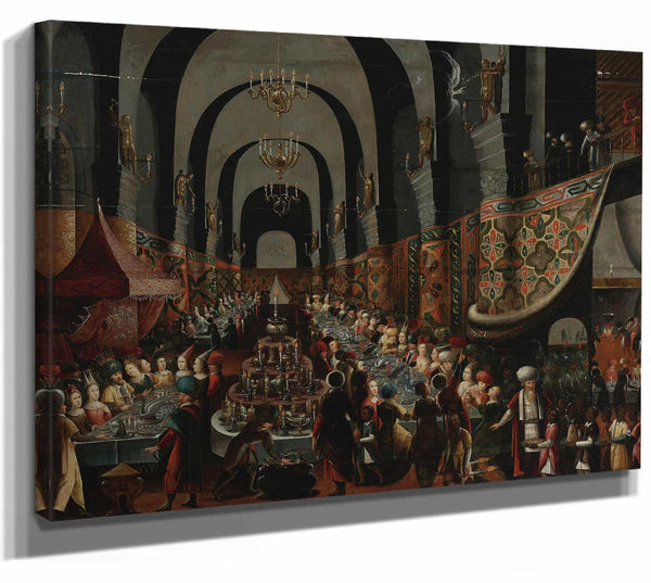 Balthasars Feast By Circle Of Frans Francken The Younger