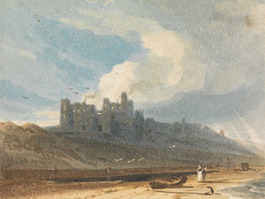 John Varley Bamburgh Castle Northumberland By John Varley