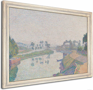 Banks Of The Oise At Dawn By Louis Hayet