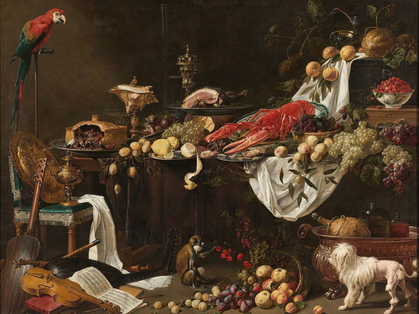 Adriaen Van Utrecht Banquet Still Life (1644) By Adriaen Van Utrecht