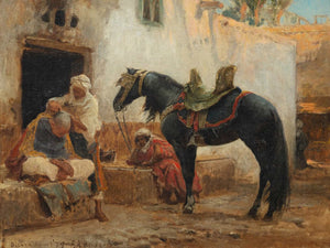 Frederick Arthur Bridgman Barber Of Biskra By Frederick Arthur Bridgman