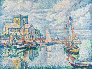 Paul Signac Barfleur By Paul Signac