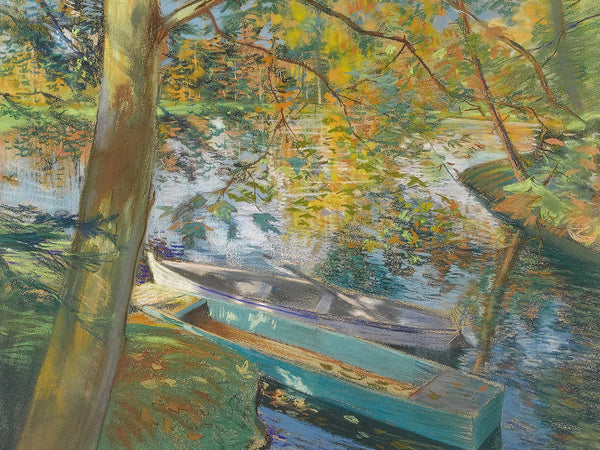 Pierre Georges Jeanniot Barques En Automne By Pierre Georges Jeanniot