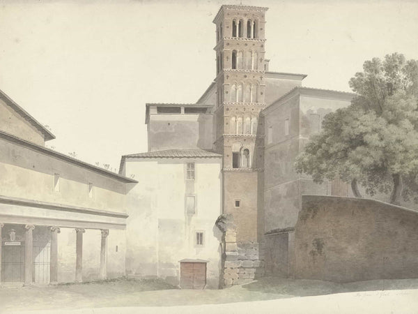 Josephus Augustus Knip Basilica And Monastery Of Ss Giovanni E Paolo In Rome By Josephus Augustus Knip