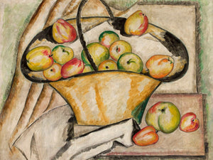 Tadeusz Makowski Basket With Apples (1918) By Tadeusz Makowski