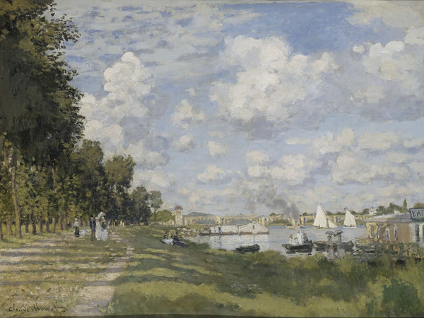 Claude Monet Bassin Dargenteuil By Claude Monet