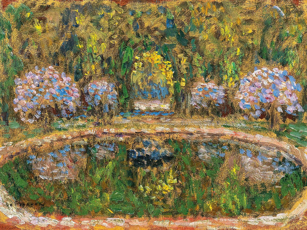 Henri Le Sidaner Bassin De Trianon Versailles By Henri Le Sidaner