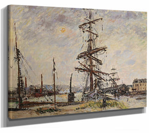 Gustave Loiseau Bateaux A Quai Au Havre By Gustave Loiseau 1